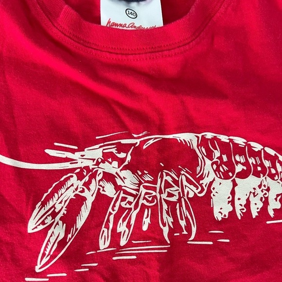 Hanna Andersson graphics red t-shirt, size 140 (10Y), new but no tags - Picture 4 of 6